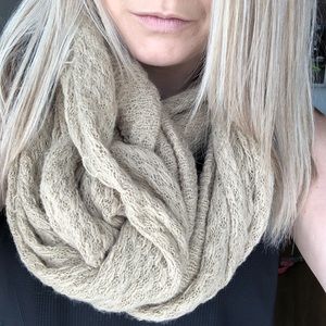 Taupe Infinity Scarf